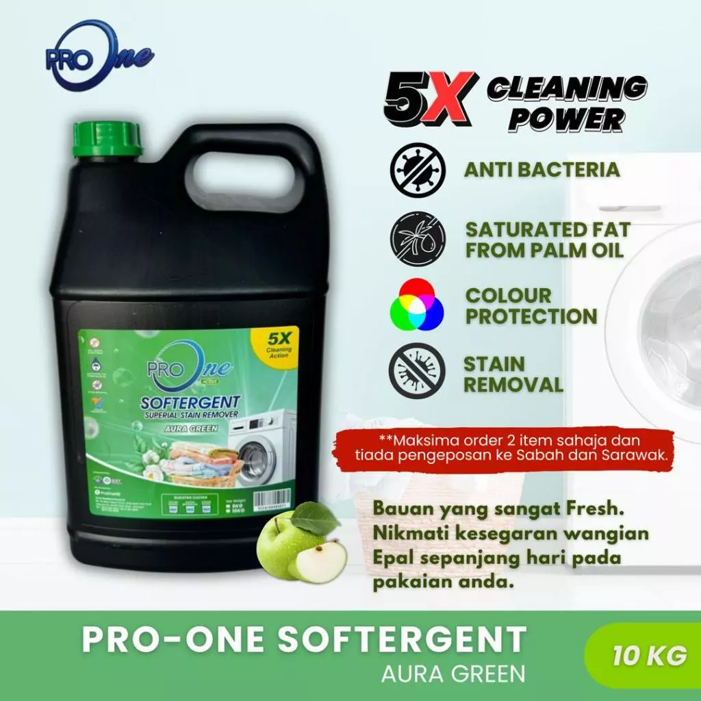 Sabun ProOne Softergent Aura Green 10KG